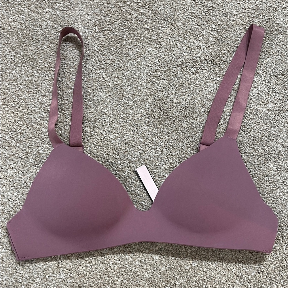 Victoria's Secret Wireless Molded Bra - Mauve Pink